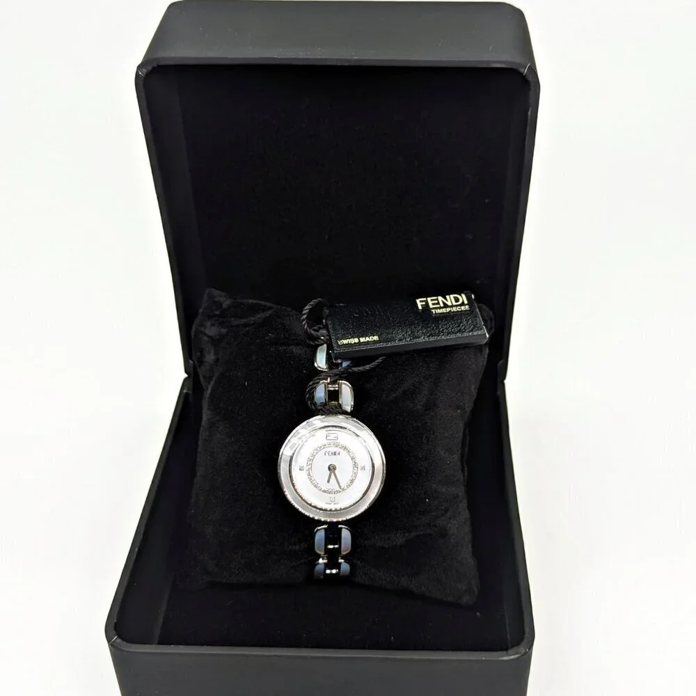 Fendi My Way Women's Mother of Pearl with Diamond Watch, 28mm (MSRP $2,895)